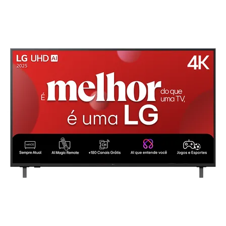 Smart Tv 4k 65 LG Uhd 65ua85 Processador 7 Ai Ger8 4k Super Upscaling Google Cast Alexa Integrado Controle Ai Smart Magic Webos 25