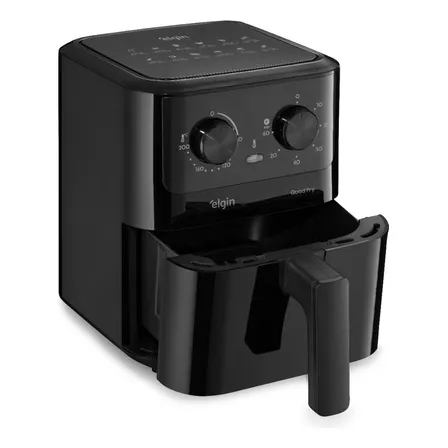 Fritadeira Elétrica Air Fryer Quad Fry Elgin 4,2 L, 1400w Preto 127v