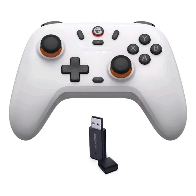 Controle Gamesir T4 Nova Lite Sem Fio Para Pc Switch Android Ios Steam Celular Hall Effect Mpmax Branco