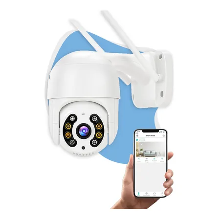 Câmera De Segurança Davely Wifi Ip A8 Prova D'água Hd Rotativa Infravermelho Monitoramento App Icsee