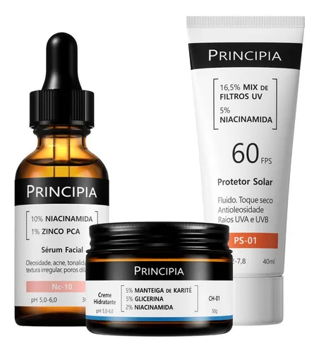 Principia Kit Uniformiza, Hidrata E Protege Fps 60