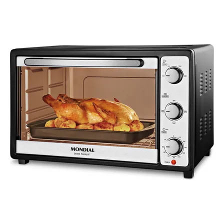 Forno Elétrico 52l Grand Family Ii, Mondial 1800w Frn-52-b 127v Preto