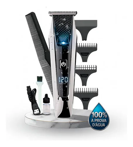 Aparador Pelos Corpo Barbeador Cortador De Cabelo Intimo A Prova D'agua Sem Fio Sem Dor Unissex