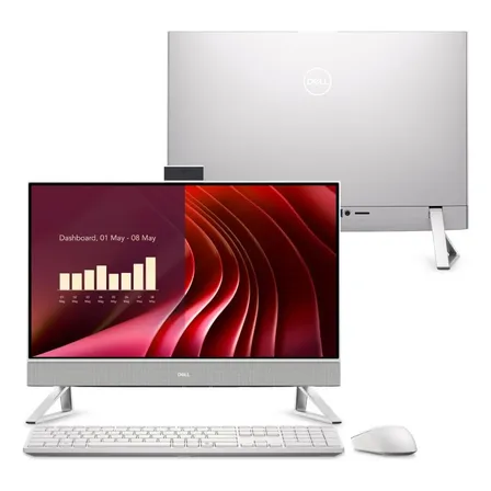 Computador All-in-one EC24250 com tela de 23.8 polegadas Intel Core I5 8gb RAM 1TB Windows 11 Branco Dell