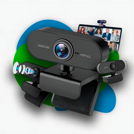 Webcam Maxnova Mxn 4k Pro Full Hd 1080p Com Microfone Plug & Play Preto