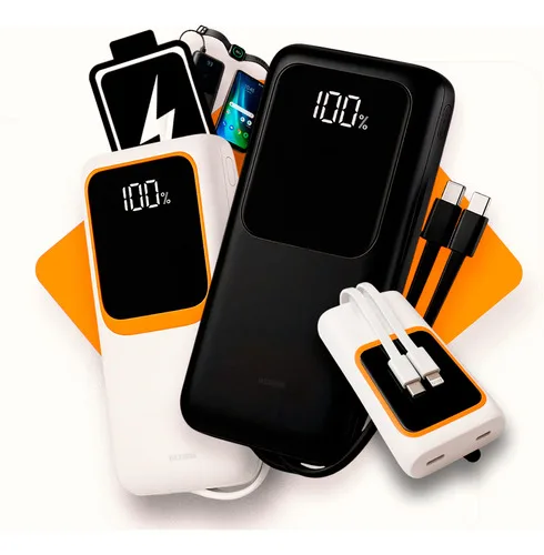 Power Bank 20.000mah Carregador Portátil Maxnova Carga Rápida Premium Com Display Compatível Com Todos Os Celulares Preto