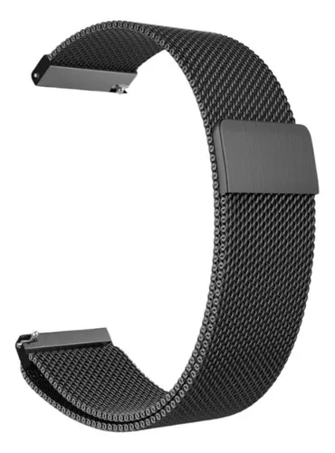 Pulseira Poolsy Magnética Compatível Garmin Forerunner 165 Cor Preta