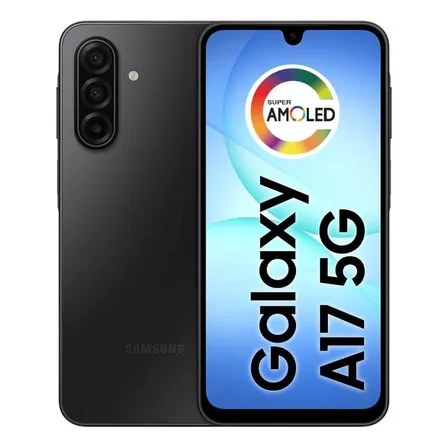 Celular Samsung Galaxy A17 5g Com Ia, 256gb, 8gb Ram, Câm De 50mp, Tela De 6.7 , Nfc, Ip54 - Preto