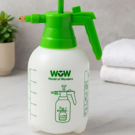 Pulverizador Portátil Borrifador Manual Alta Pressão 2 Litros Wow World Of Wonders