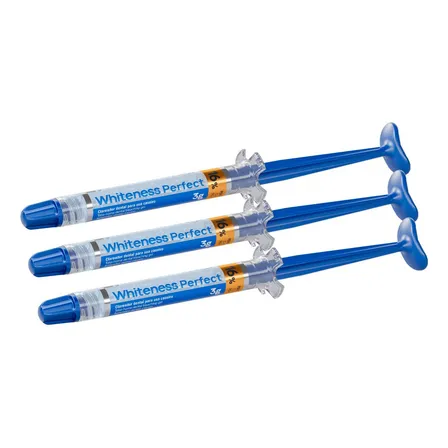 Kit 3 Seringas Clareamento Dental Whiteness Perfect 16% Fgm
