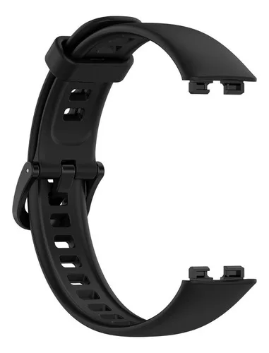 Pulseira Silicone Axxessory Preto Para Huawei Band 8 Smartwatch