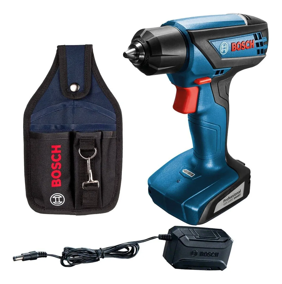 Parafusadeira Bosch Gsr 1000 Smart 12v + Cinturão Porta-ferramentas