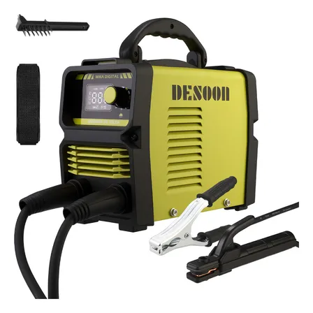Máquina De Solda Inversora 120a Mma /tig Lift Eletrodo Portatil Bivolt 127v/220v Com Display Digital Função Vrd E Proteção Contra Superaquecimento Desoon