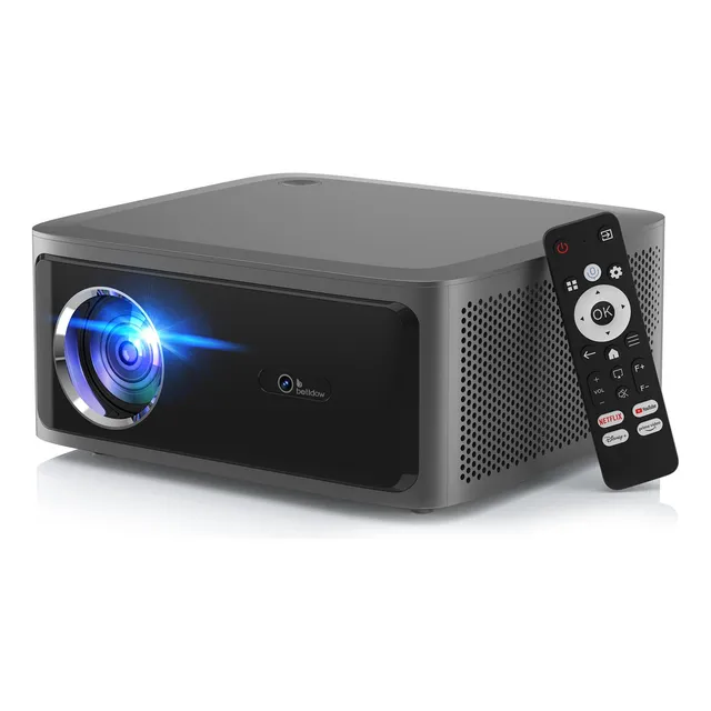 Projetor Bettdow Ac1071 1080p 1000ansi Lumens Wi-fi Bluetooth Lcd 30000lm Preto 127/220v