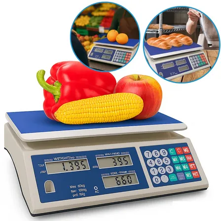 Balança Basto Comercial Digital Eletrônica 40kg Precisão Mercado Industria Bivolt Cozinha Açougue 127/220v