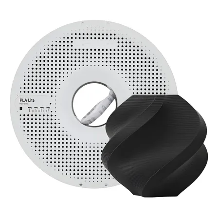 Filamento 3d Bambu Lab Pla Lite 1kg C/ Carretel Cores Cor Preto