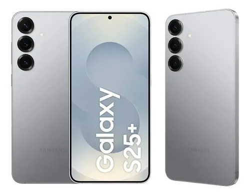 Celular Samsung Galaxy S25+ 5g, 512gb, 12gb Ram, Câmera Tripla De 50+12+10, Tela Grande De 6.7 Prata