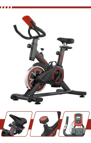 Bicicleta Spinning Redfin Vertical 6kg Inércia Resistência Ajustável