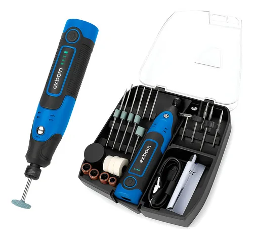 Mini Retífica Multifuncional Portátil Sem Fio Recarregável 57 Em 1 Profissional Artesanato Lixadeira Elétrica Completa