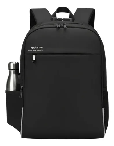 Mochila Executiva Antifurto Polares USB 40L Notebook 17" Impermeável