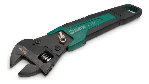Chave Inglesa Ajustável Com Catraca 8 215mm St47403 Sata