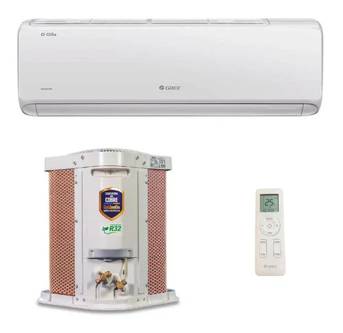 Ar Condicionado Hi-wall Inverter G-clima Gree 12.000 Btus Frio Branco 220v