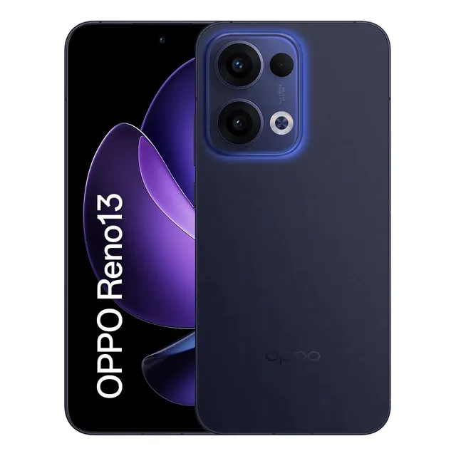 Smartphone Oppo Reno13 512gb 24gb Ram (12 +12 Boost) Azul Índigo