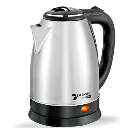 Chaleira Elétrica Bravee Ultra Inox 1.8L Desligamento Automático Inox 304