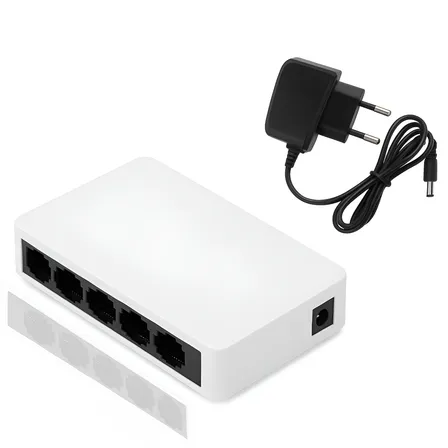Switch 5 Portas Gigabit De Rede Hub 1000mbps Rj45 Bivolt Lan