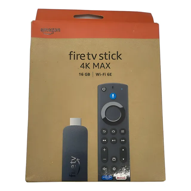 Amazon Fire Tv Stick 4k Max 16gb Wifi 6e Alexa 2nd Geração Preto De Voz