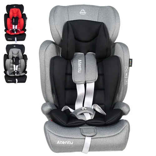 Cadeirinha Infantil Para Carro 9-36kg Passeio Com Segurança Cadeirinha Infantil Cinza