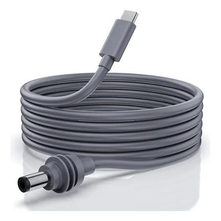 Cabo Carregador Para Starlink Mini Dc Usb-c Tipo C Plug 3m Carregamento Rápido Pd Prova Dágua Para 65w-100w Powerbank Cinza 127/220v