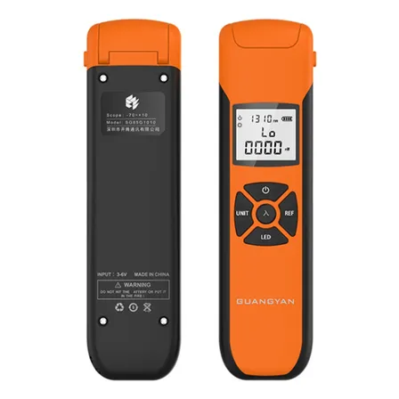 Medidor De Potência De Fibra Óptica 9 Comprimentos De Onda Alta Precisão Mini Power Meter Guangyan Js6015tg Recarregável Interface Universal Fc/sc/st