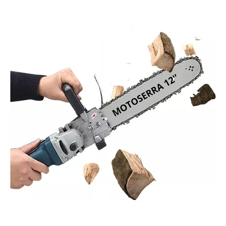 Adaptador Motosserra Golfield Para Esmerilhadeira Com Corrente 82cm Azul