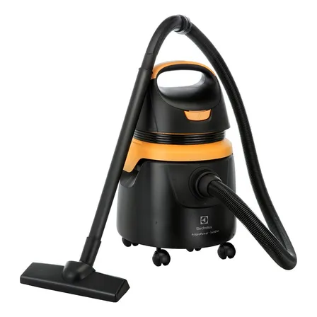 Aspirador De Pó E Água Acqua Power Electrolux 1400w 18l Total 11l Útil Função Sopro Com Conjunto De Acessórios E Rodas 360° Aqp20 Preto/laranja 127v