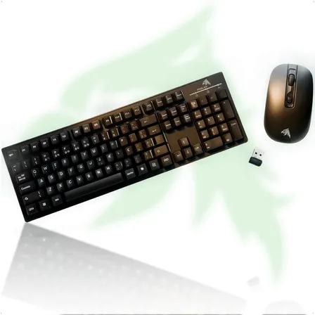 Kit Teclado E Mouse Sem Fio Abnt2 Usb 2.4g Pholex Para Pc E Notebook
