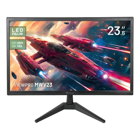 Monitor Viewpro 23,6 Led Com Hdmi Cor Preto Mwv23 Preto