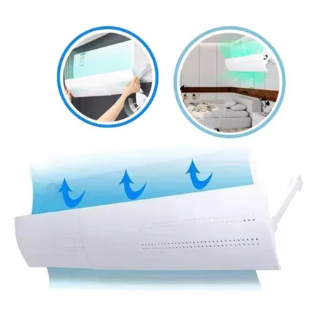 Defletor Para Ar Condicionado Split 60cm A 103cm Ajustável