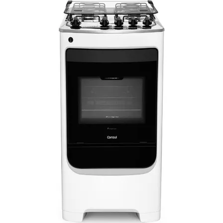 Fogão Consul 4 Bocas Branco Com Acend. Automático - Cfo4nab 220v