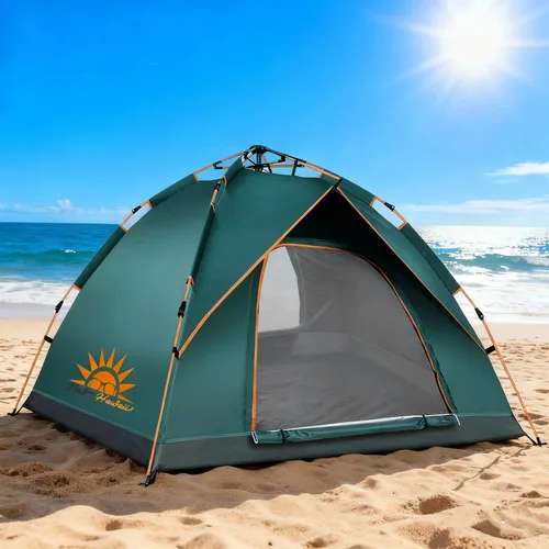 New Hawaii Barraca De Camping Automática 2-3 Pessoas Upf50+ Bloqueia 99% Uv-p2