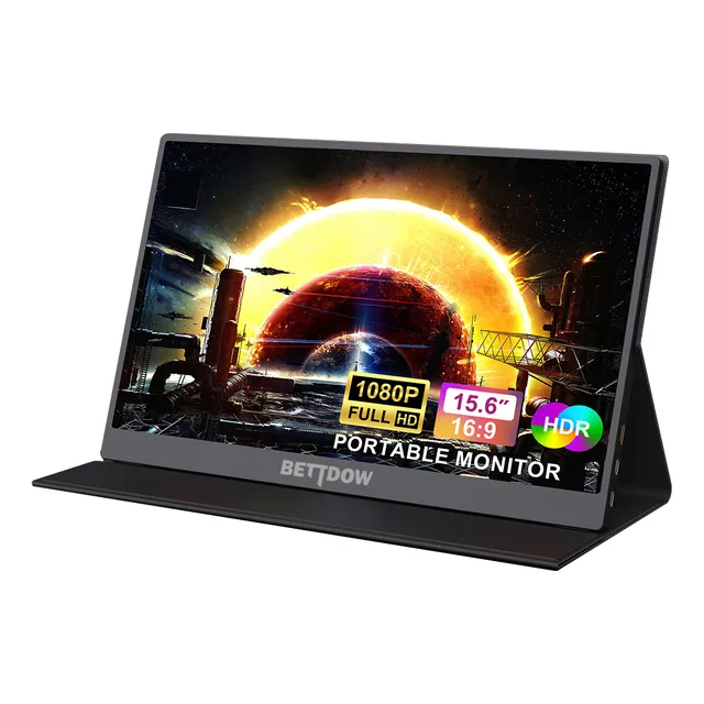 Monitor Gamer Bettdow Com Tela De 15.6 60hz E Full Hd Preto 127v