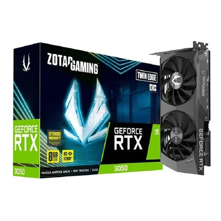 Placa De Vídeo Zotac Geforce Rtx 3050 6gb Gddr6 Pci-e