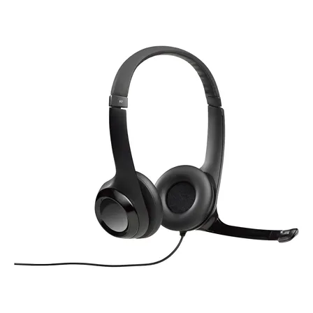 Headset Com Fio Usb Logitech H390 Preto