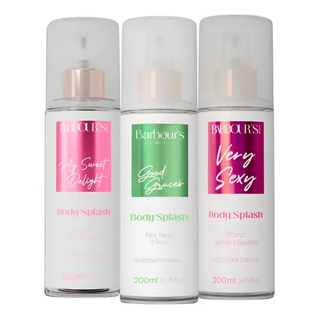 3 Body Splash Good Graces Delight Very Sexy Barbour's