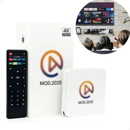 Tv Box Uni V10 Versao 2026 Branco Padrão Branco Padrão