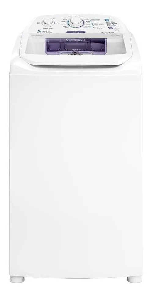 Máquina de Lavar Electrolux 8,5kg Branca Turbo Economia com Jet&Clean e Filtro Fiapos (LAC09)