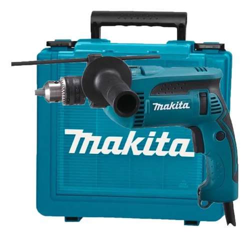 Furadeira De Impacto Hp1640k 1/2 760w C/ Mal. Makita Azul-turquesa 127v