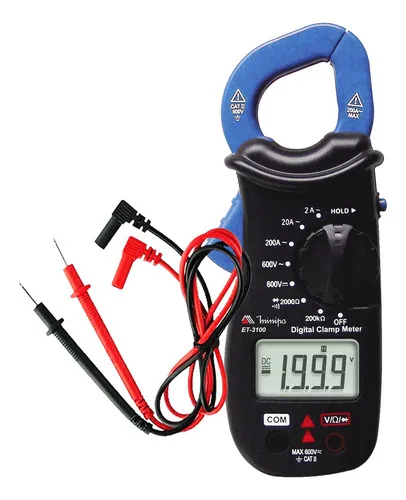 Alicate Amperímetro E Multímetro Et-3100 - Minipa
