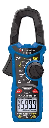 Alicate Amperímetro E Multímetro Et-3166b - Minipa (i)