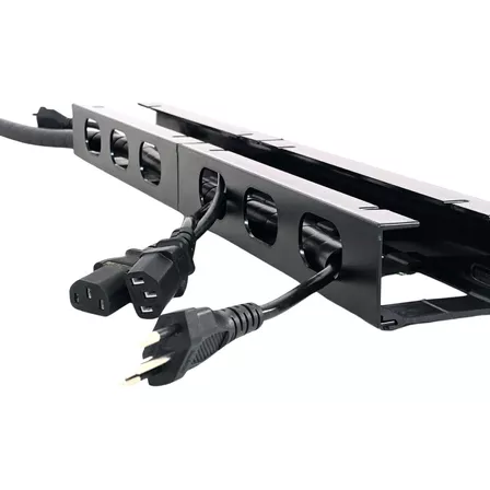 Organizador De Fios E Cabos Baixo Mesa Oculto - 0,5 Mt C/nfe Preto